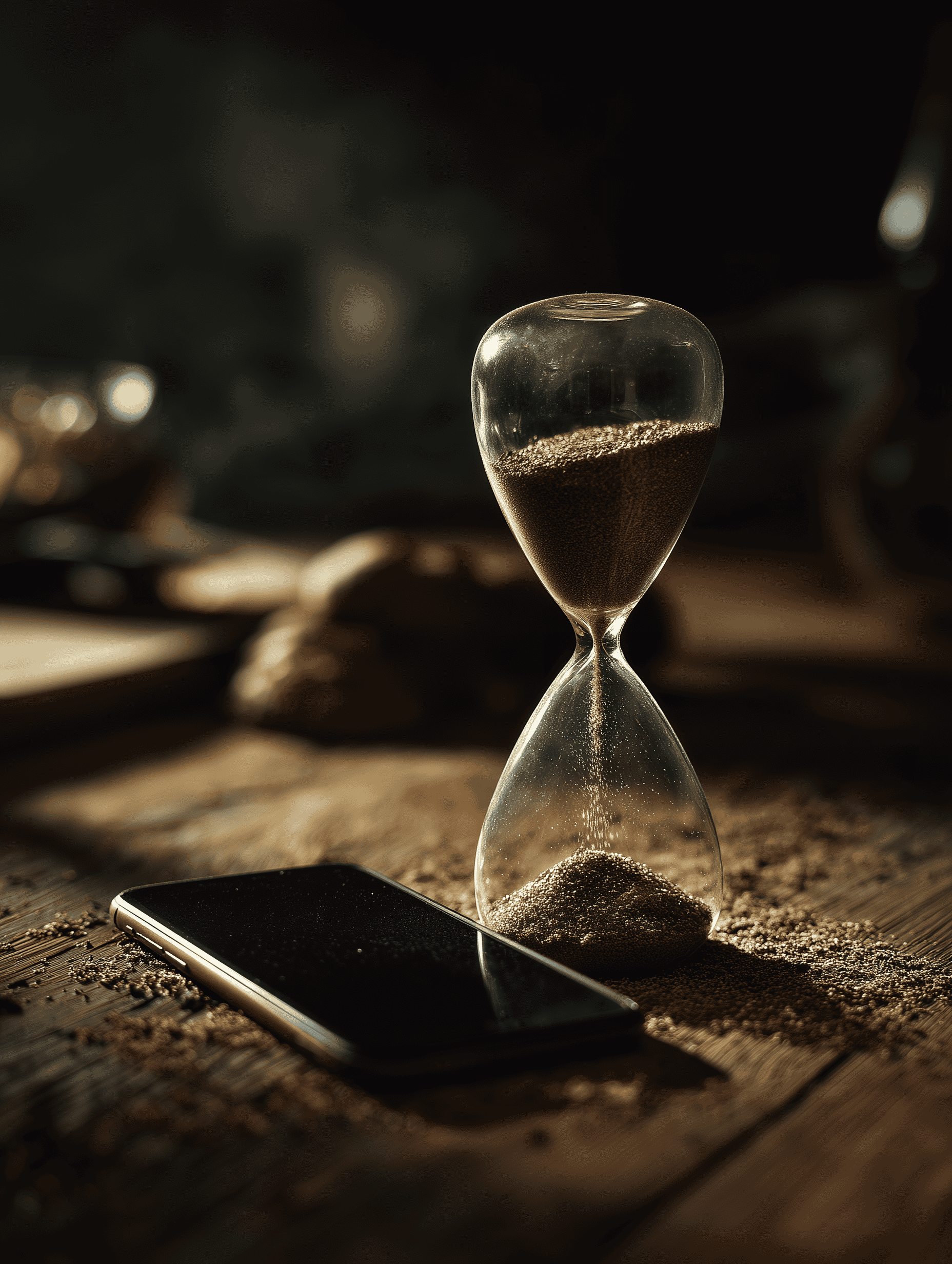 Conceptual image of a person managing multiple tasks efficiently