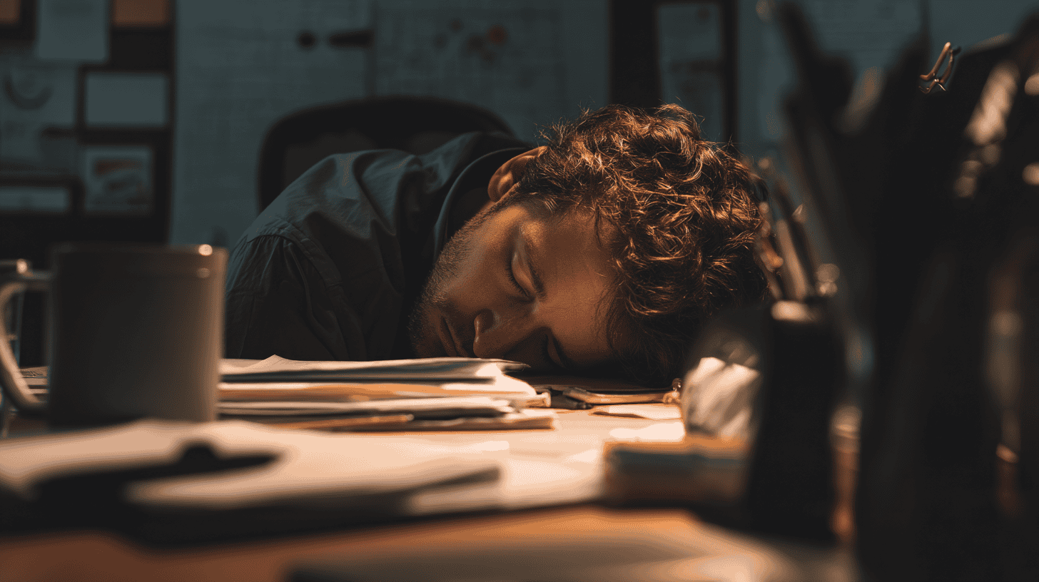 An illustrative representation of psychological factors influencing productivity and procrastination